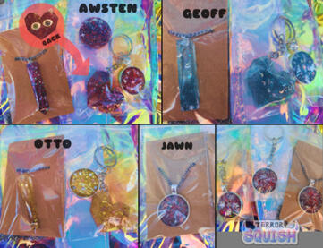 Homemade resin gifts for the members of Waterparks, Jawn, and crew! [2022]